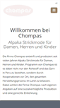 Mobile Screenshot of chompas.de